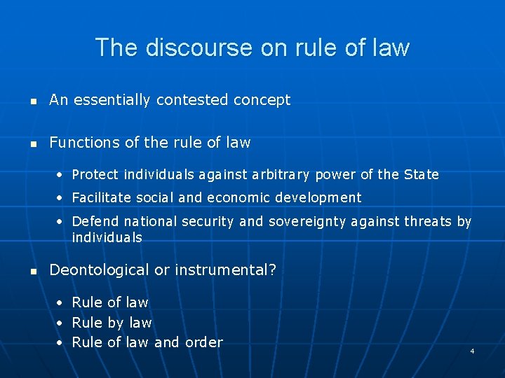 THE PUBLIC PROSECUTOR AND THE RULE OF LAW