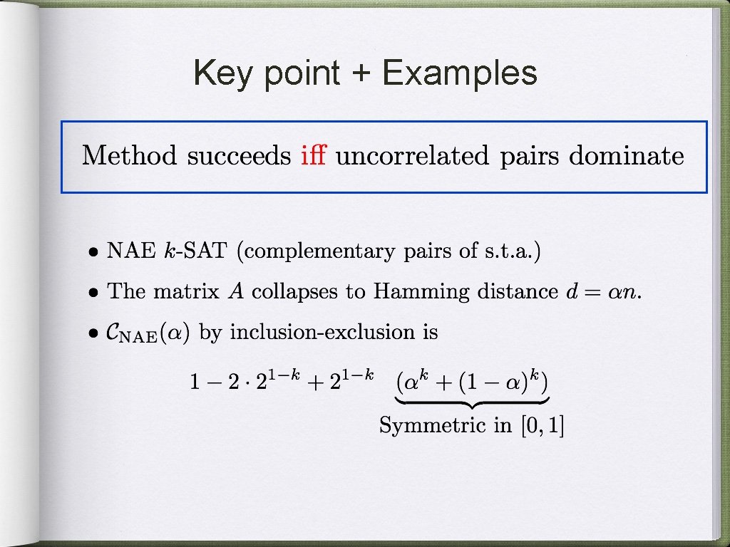 Key point + Examples 