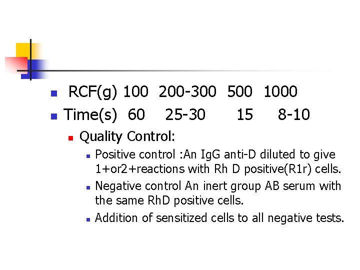 n n RCF(g) 100 200 -300 500 1000 Time(s) 60 25 -30 15 8