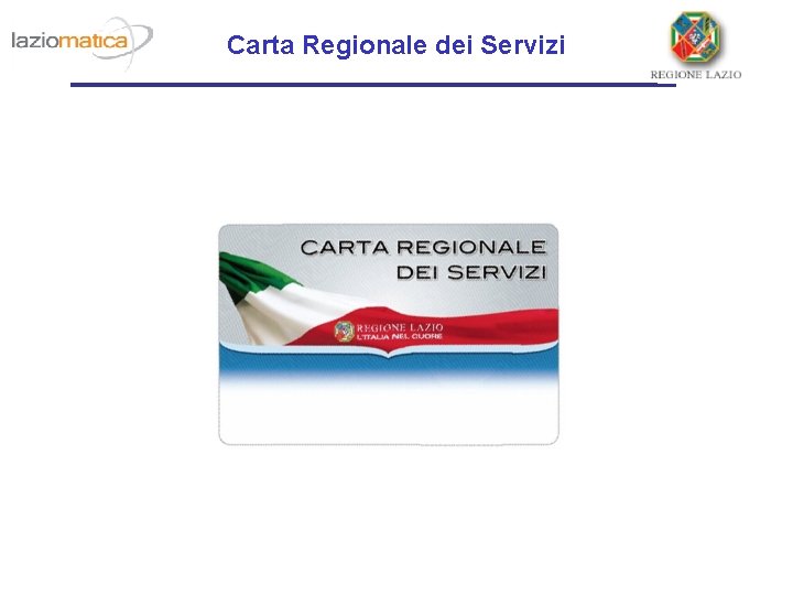 Carta Regionale dei Servizi 