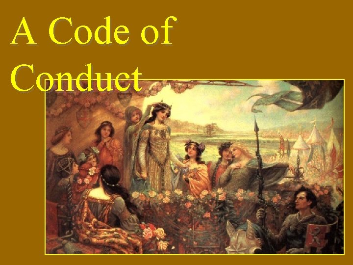 A Code of Conduct 