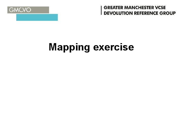 Mapping exercise 