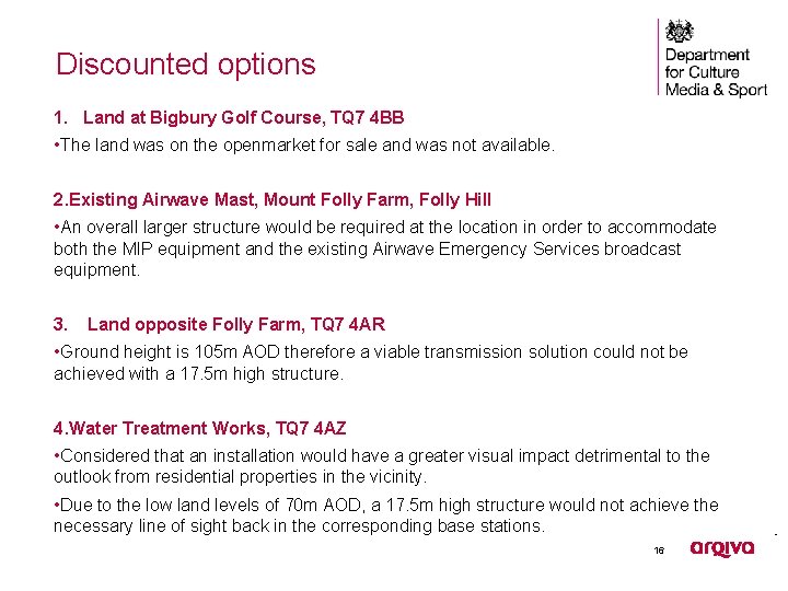 Discounted options 1. Land at Bigbury Golf Course, TQ 7 4 BB • The