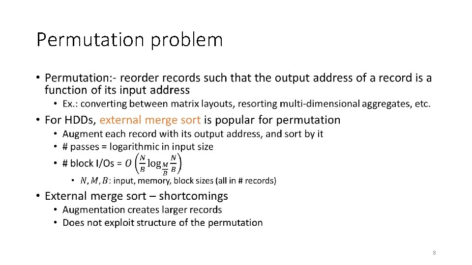 Permutation problem • 8 