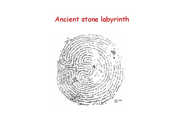 Ancient stone labyrinth 