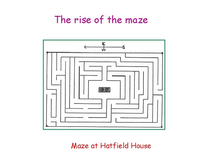 The rise of the maze Maze at Hatfield House 