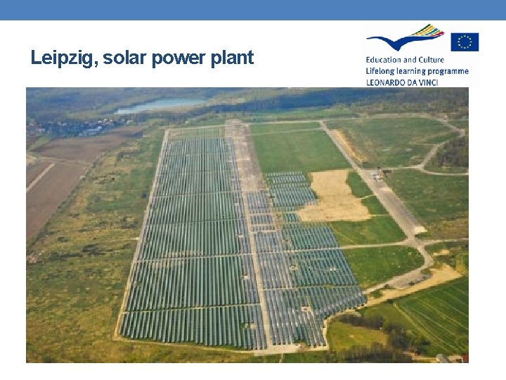Leipzig, solar power plant 