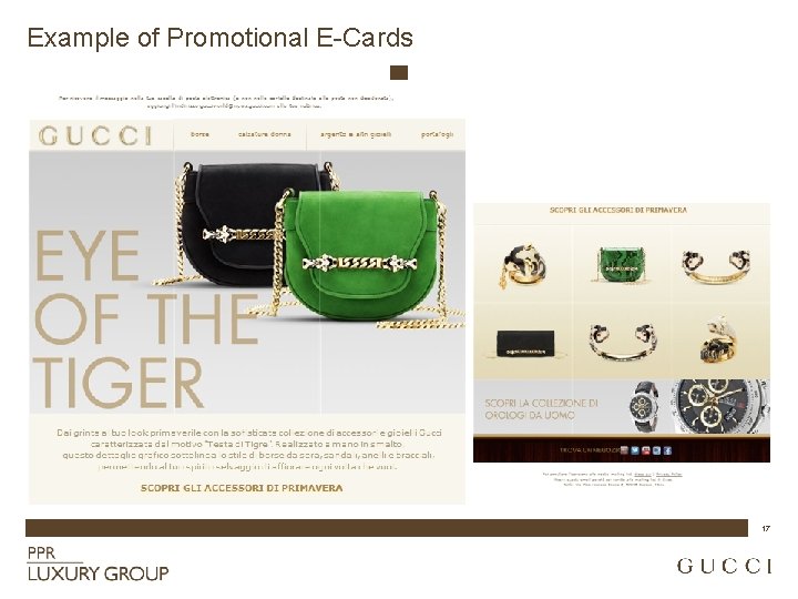 Example of Promotional E-Cards 17 