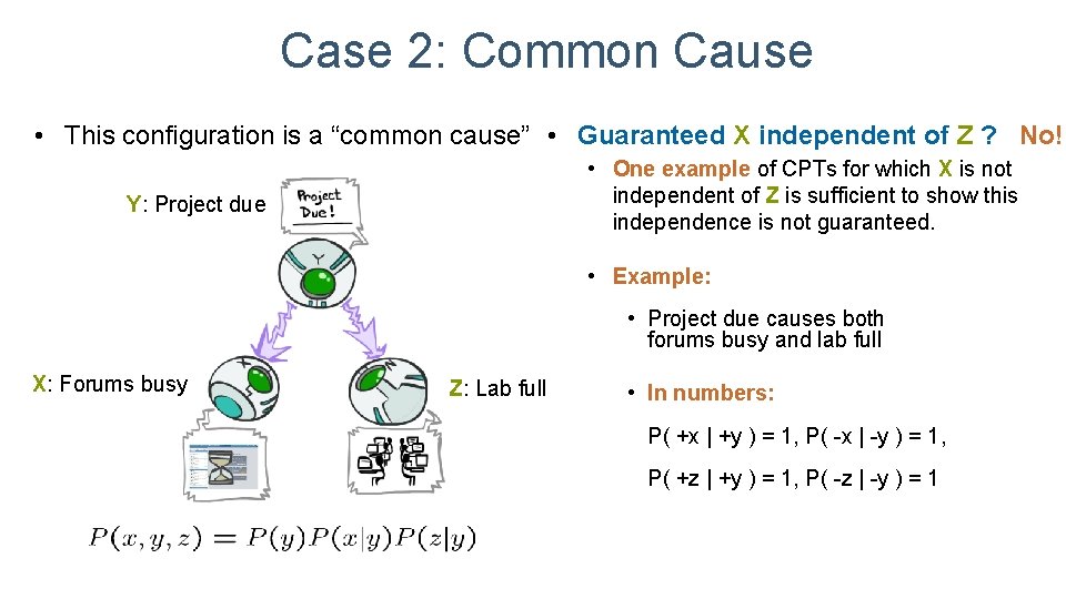Case 2: Common Cause • This configuration is a “common cause” • Guaranteed X