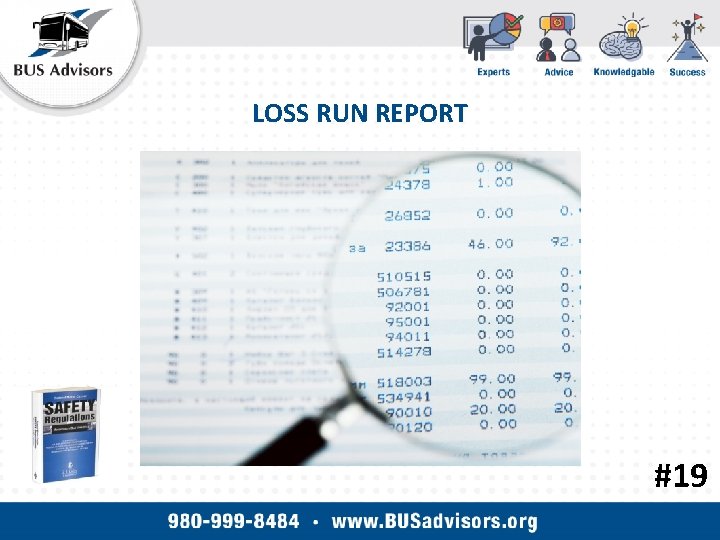 LOSS RUN REPORT #19 