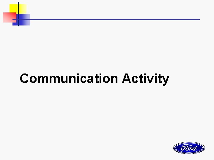 Communication Activity 