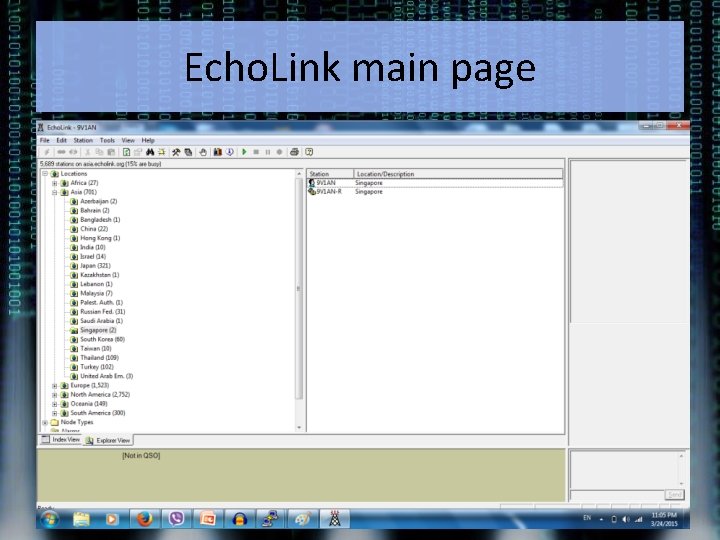 Echo. Link main page 