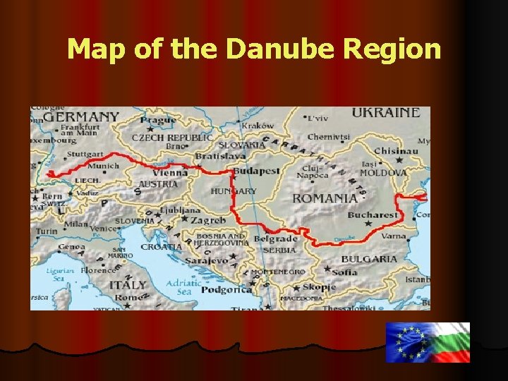 Map of the Danube Region 