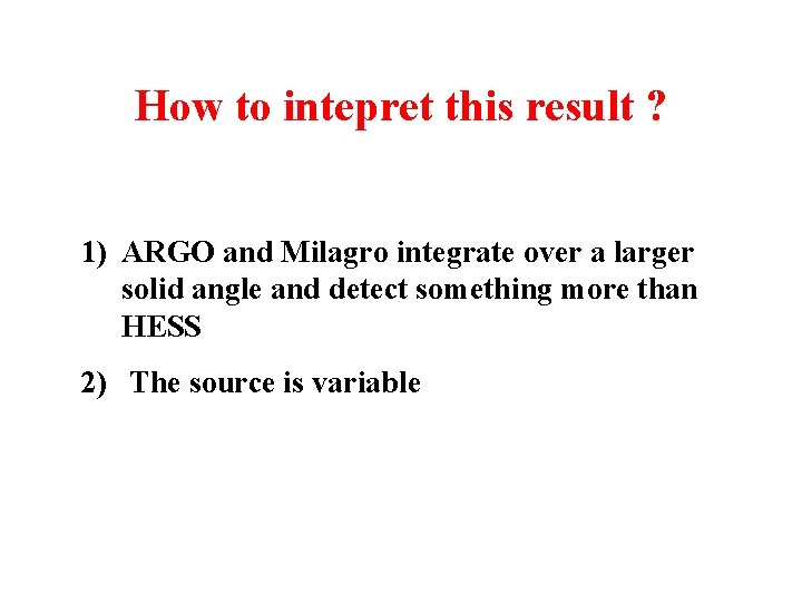 How to intepret this result ? 1) ARGO and Milagro integrate over a larger
