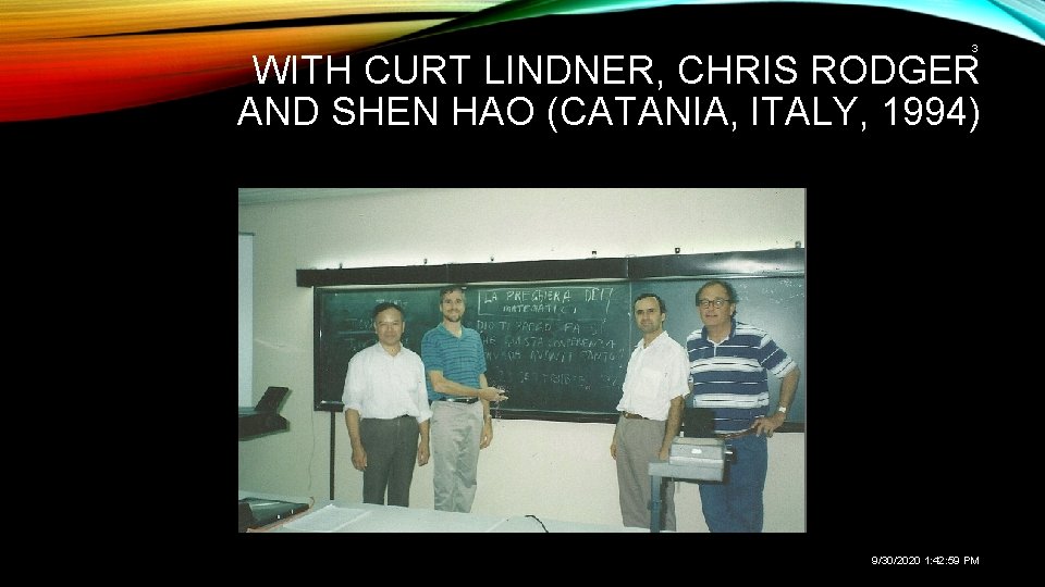 3 WITH CURT LINDNER, CHRIS RODGER AND SHEN HAO (CATANIA, ITALY, 1994) 9/30/2020 1:
