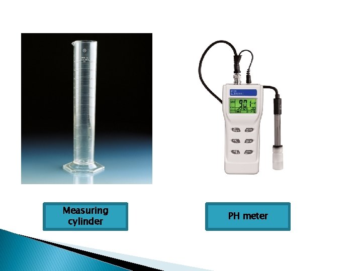 Measuring cylinder PH meter 