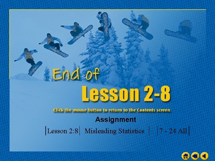 Assignment Lesson 2: 8 Misleading Statistics 7 - 24 All 