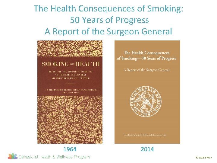 The Health Consequences of Smoking: 50 Years of Progress A Report of the Surgeon