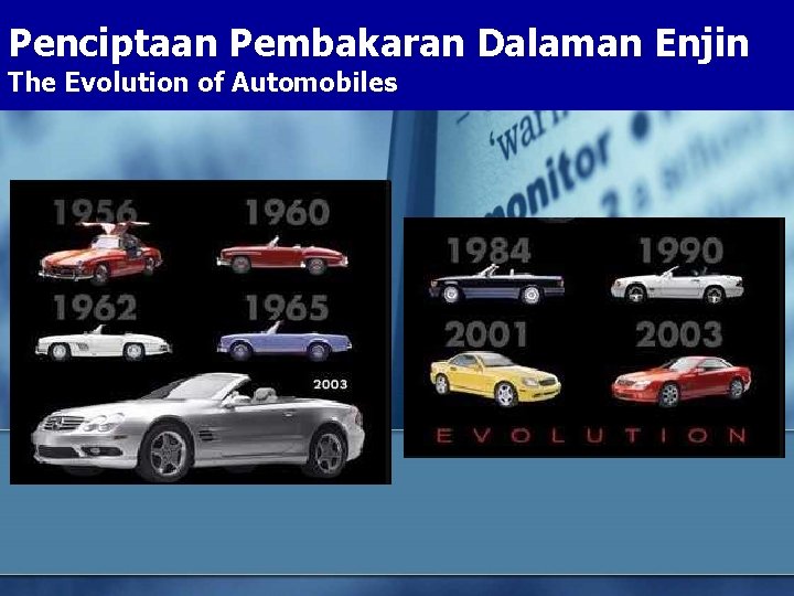 Penciptaan Pembakaran Dalaman Enjin The Evolution of Automobiles 