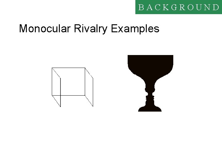 BACKGROUND Monocular Rivalry Examples 