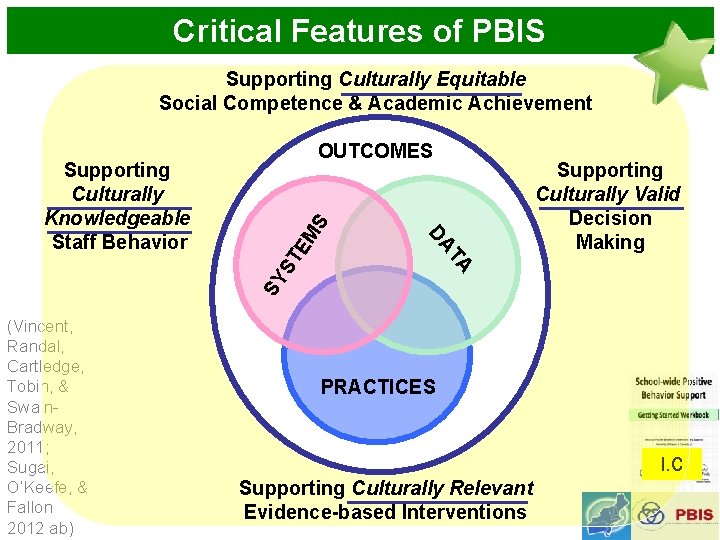 Critical Features of PBIS Supporting Culturally Equitable Social Competence & Academic Achievement SY ST