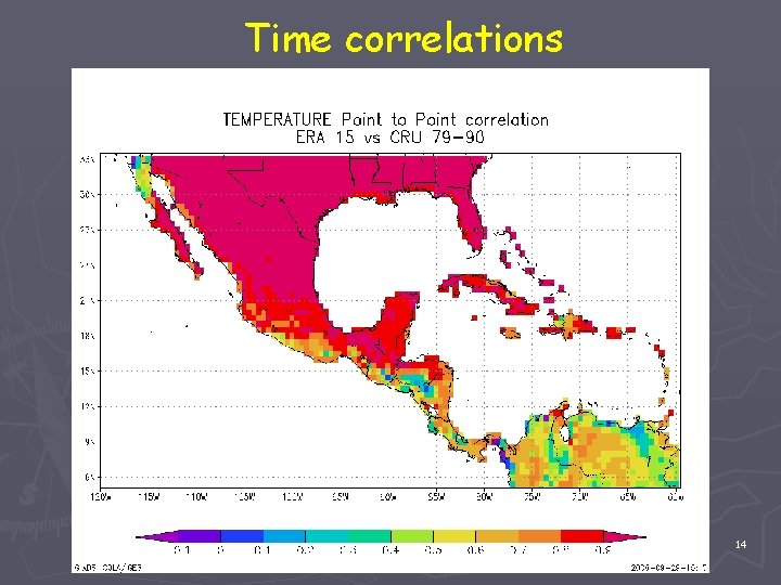 Time correlations 14 