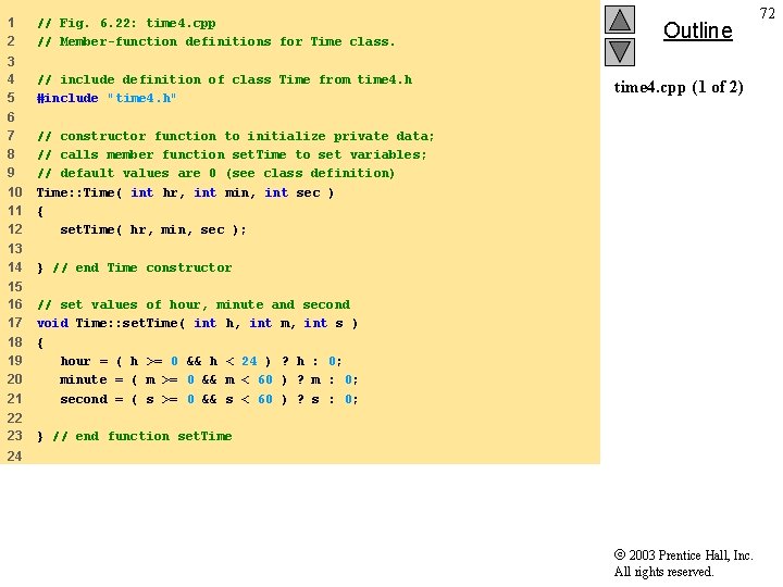 1 2 // Fig. 6. 22: time 4. cpp // Member-function definitions for Time