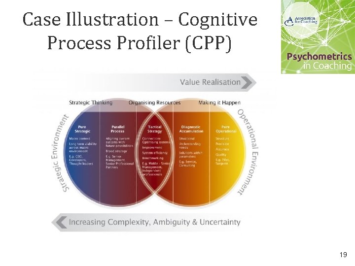 Case Illustration – Cognitive Process Profiler (CPP) 19 