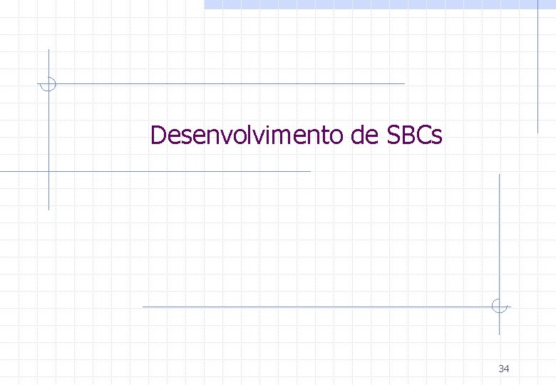 Desenvolvimento de SBCs 34 