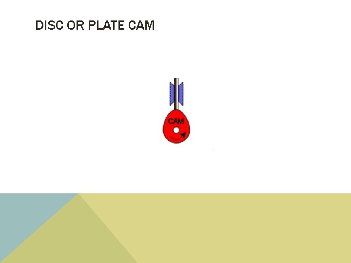 DISC OR PLATE CAM 