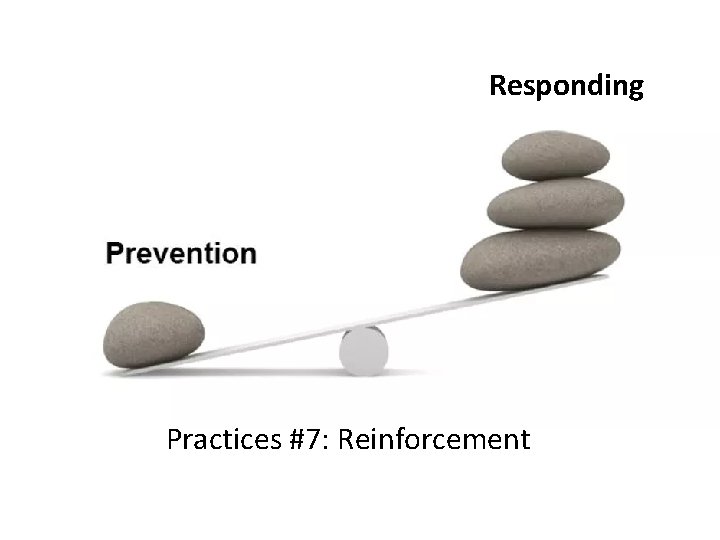 Responding Practices #7: Reinforcement 