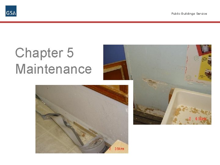 Public Buildings Service Chapter 5 Maintenance 