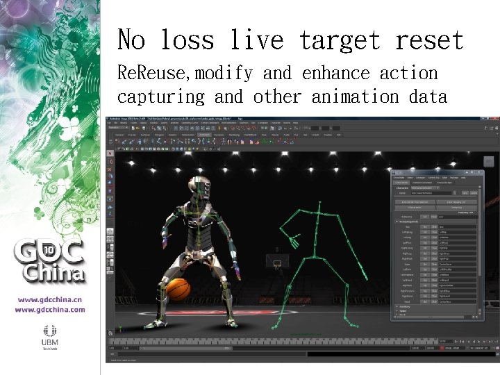No loss live target reset Re. Reuse, modify and enhance action capturing and other