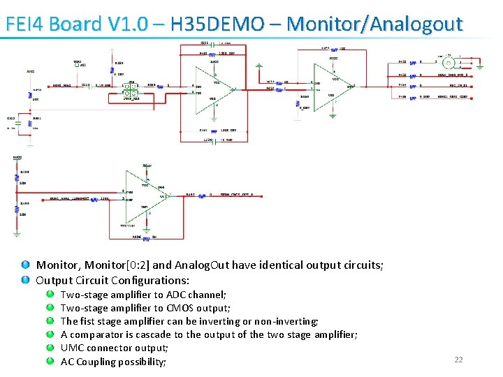 FEI 4 Board V 1. 0 – H 35 DEMO – Monitor/Analogout Monitor, Monitor[0: