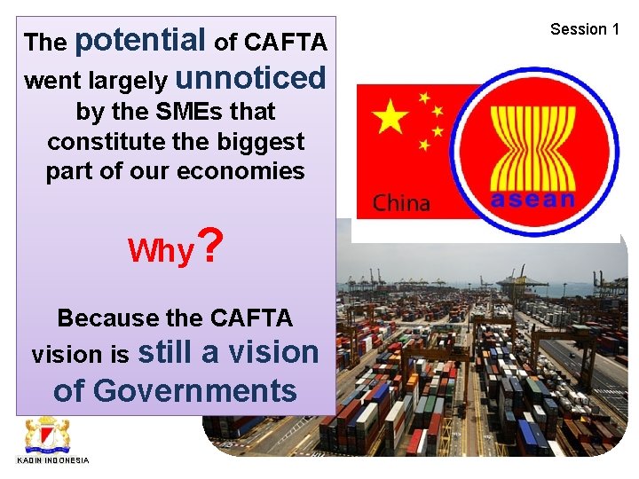 The potential of CAFTA went largely unnoticed by the SMEs that constitute the biggest