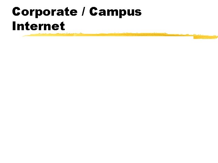 Corporate / Campus Internet 