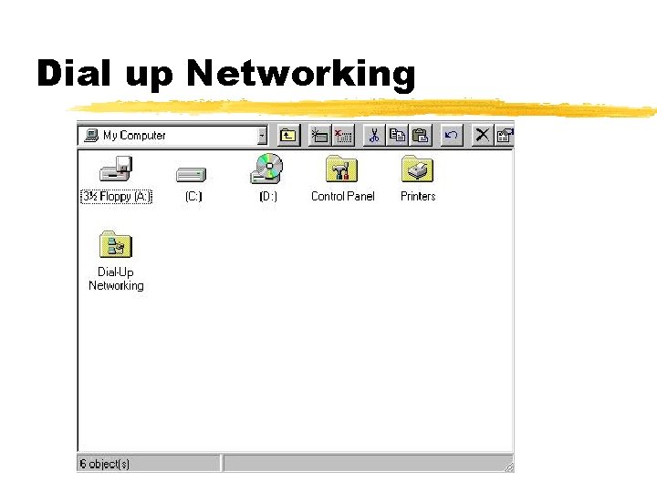 Dial up Networking 