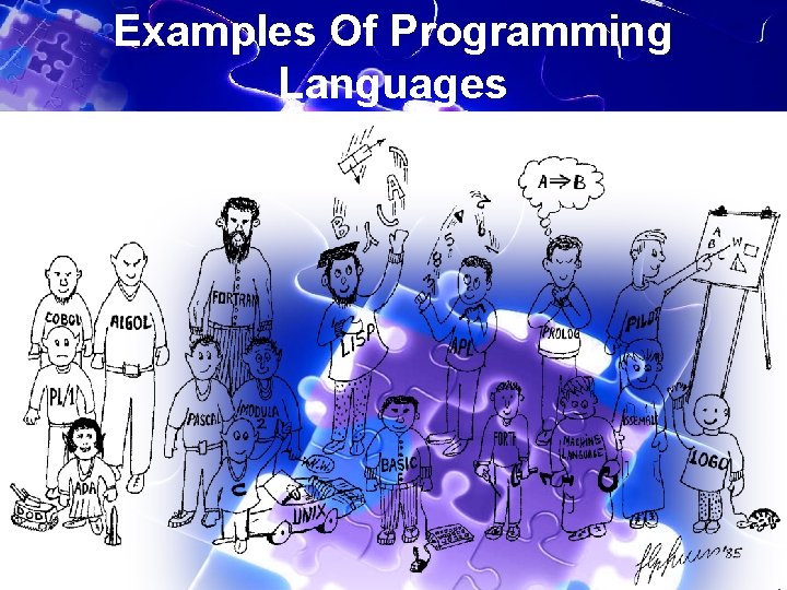 Examples Of Programming Languages 