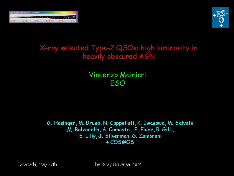 Xray Selected Type2 Qsos High Luminosity In Heavily
