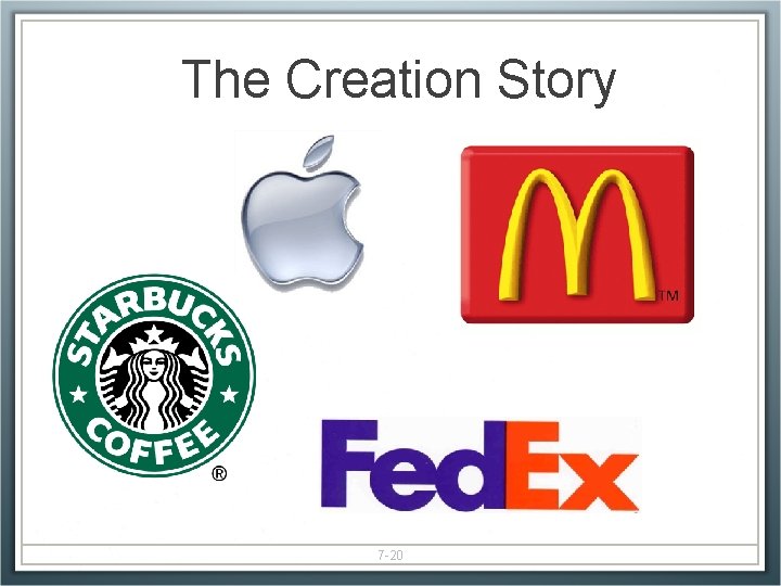 The Creation Story 7 -20 