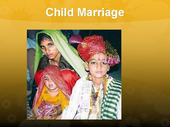 Child Marriage 