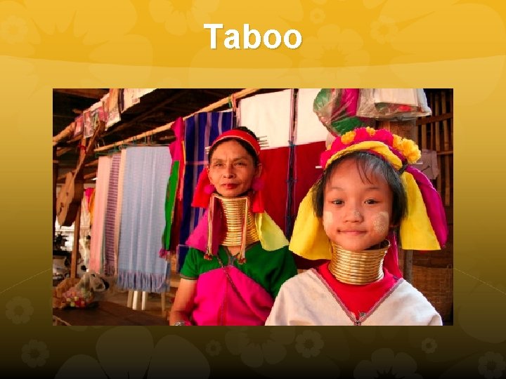 Taboo Taboo