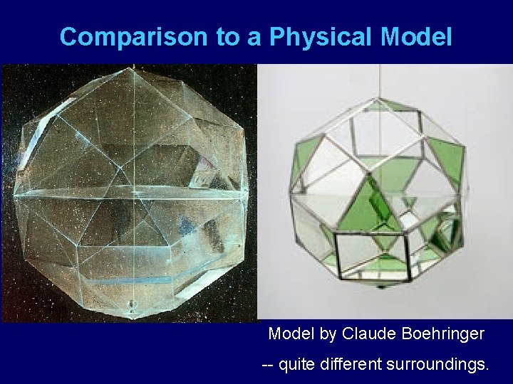 Comparison to a Physical Model by Claude Boehringer -- quite different surroundings. 