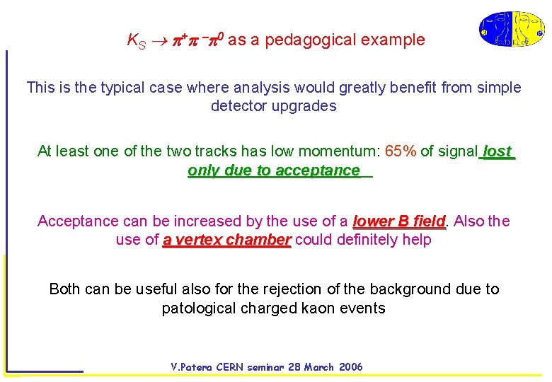 KS + 0 as a pedagogical example This is the typical case where analysis