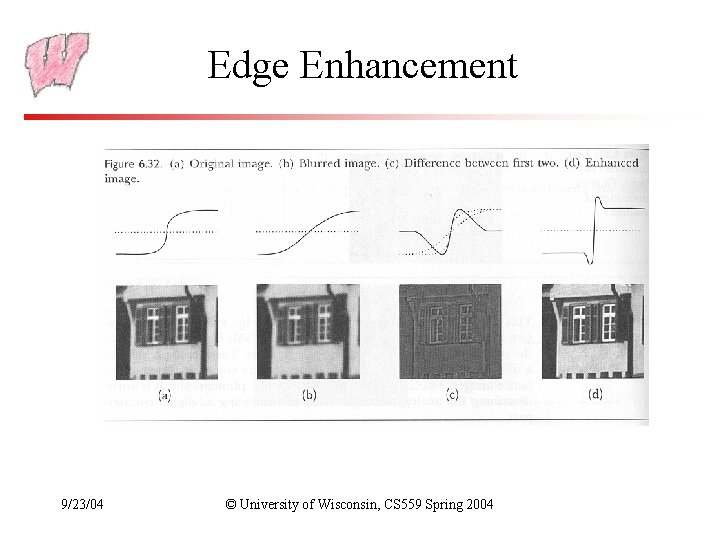 Edge Enhancement 9/23/04 © University of Wisconsin, CS 559 Spring 2004 