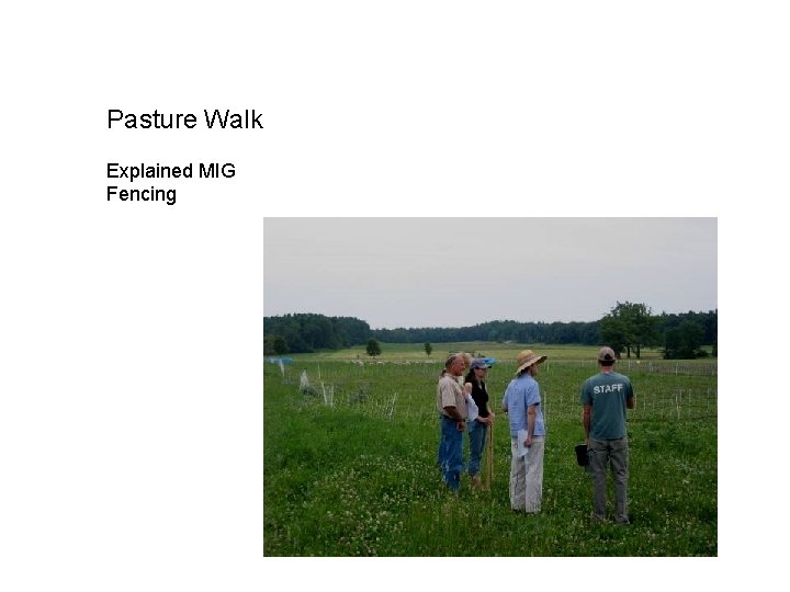 Pasture Walk Explained MIG Fencing 