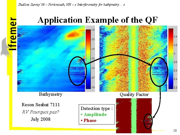 Shallow Survey’ 08 – Portsmouth, NH – « Interferometry for bathymetry… » Application Example