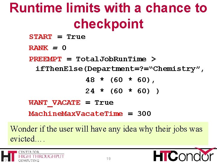 Runtime limits with a chance to checkpoint START = True RANK = 0 PREEMPT