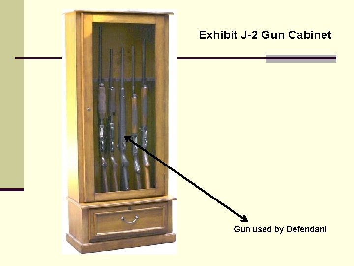 Exhibit J-2 Gun Cabinet Gun used by Defendant 