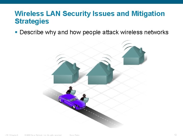 Wireless LAN Security Issues and Mitigation Strategies § Describe why and how people attack